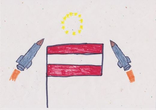 Flagge von Mission Space Life