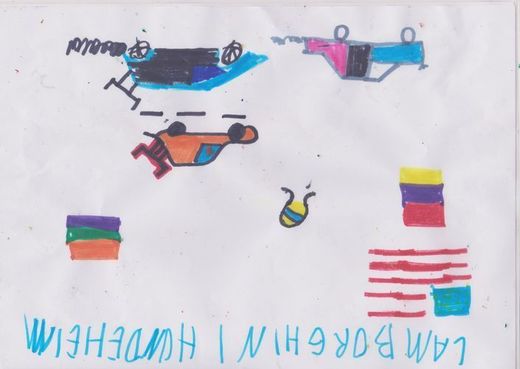 Flagge von Lamborghini Hundeheim