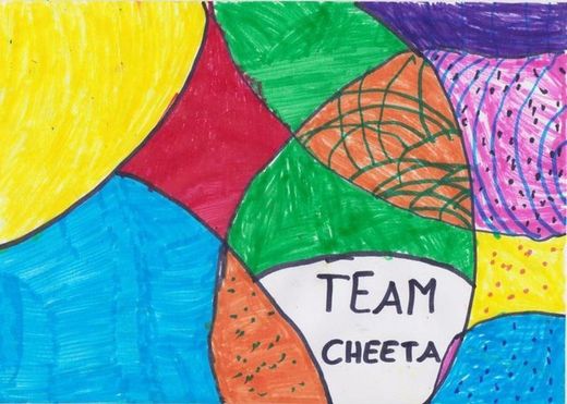 Flagge von Team Cheeta