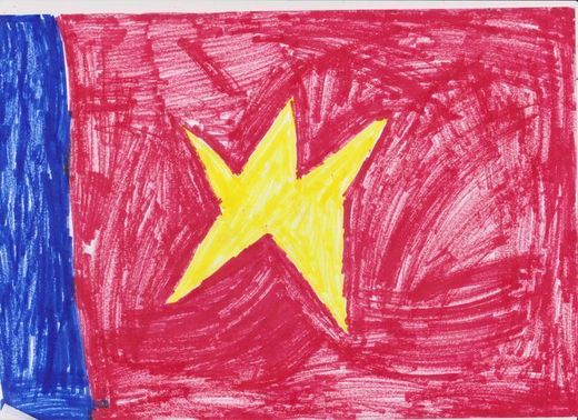 Flagge von Mars Stadt